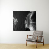 Dramatische Berg- und Flusslandschaft Wandteppich (Beispiel (Horizontal))