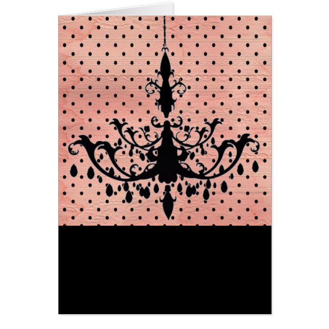 Dramatische Black Cronier Card oder Party lädt ein (Vorne)