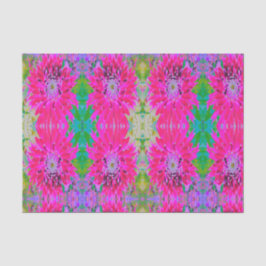 Dramatische Blume Crimson Red and Pink Dahlia Seidenpapier