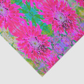 Dramatische Blume Crimson Red and Pink Dahlia Seidenpapier (Ausschnitt)