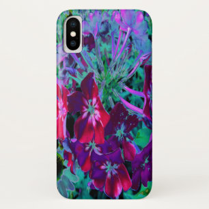 Dramatische Blume Rot, Lila und Rosa Garten Case-Mate iPhone Hülle