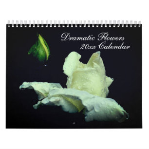 Dramatische Blumenfotografie  Kalender