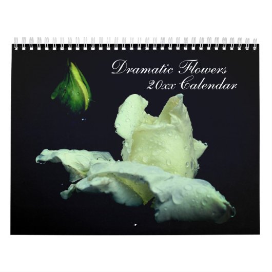 Dramatische Blumenfotografie Kalender (Titelbild)