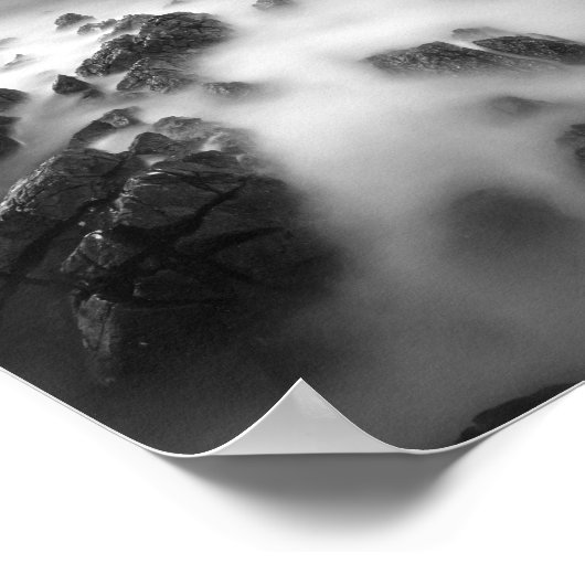 Dramatische Felsbucht Poster (Ecke)