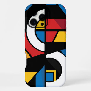 Dramatische Fette Farben Moderne Geometrische Abst iPhone 16 Pro Max Hülle