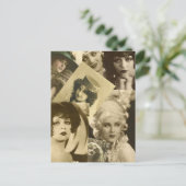 Dramatische Frauen aus der Vergangenheit Postkarte (Stehend Vorderseite)