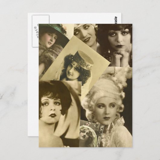 Dramatische Frauen aus der Vergangenheit Postkarte (Vorne/Hinten)