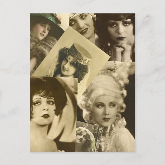 Dramatische Frauen aus der Vergangenheit Postkarte (Vorderseite)