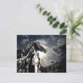 Dramatische Friedhofsszene Postkarte (Stehend Vorderseite)
