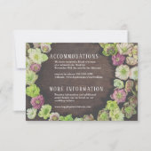 DRAMATISCHE Gartenhellebore - Detailkarte Einladung (Vorderseite)