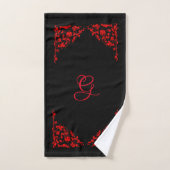 Dramatische gothische Personalisierung Badhandtuch Set (Handtuch)