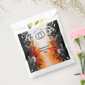 Dramatische Hochzeit mit schwarzem Orangen Geschenktütchen (Versiegelt)