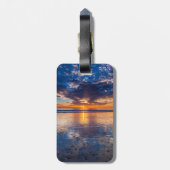 Dramatische Jahreszeit, Sonnenuntergang, CA Gepäckanhänger (Rückseite vertikal)