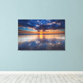 Dramatische Jahreszeit, Sonnenuntergang, CA Leinwanddruck (Insitu (Holzboden))