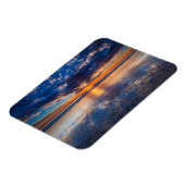 Dramatische Jahreszeit, Sonnenuntergang, CA Magnet (Linke Seite)