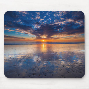 Dramatische Jahreszeit, Sonnenuntergang, CA Mousepad