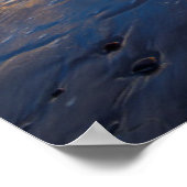 Dramatische Jahreszeit, Sonnenuntergang, CA Poster (Ecke)