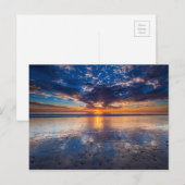 Dramatische Jahreszeit, Sonnenuntergang, CA Postkarte (Vorne/Hinten)