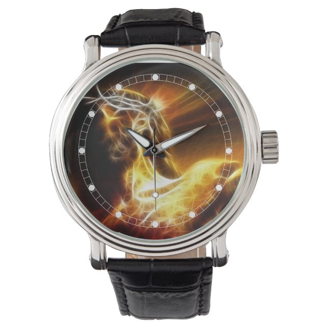 Dramatische Jesus Crucifixion Watch (mehrere Model Armbanduhr (Vorderseite)