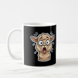 Dramatische Lama Keuchatmer Lustige Kaffeetasse
