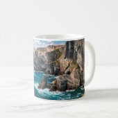 Dramatische Landschaft auf Mizen Head an der Atlan Kaffeetasse (VorderseiteRechts)