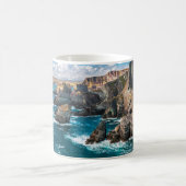 Dramatische Landschaft auf Mizen Head an der Atlan Kaffeetasse (Mittel)