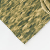 Dramatische Löwinnen-Safari-Wildnis-Kunst Fleecedecke (Ecke)