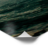 Dramatische Meereslandschaft Poster (Ecke)