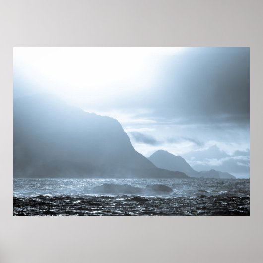 Dramatische Meereslandschaft Poster (Vorne)