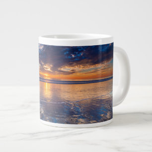 Dramatische Meereslandschaft, Sonnenuntergang, CA Jumbo-Tasse
