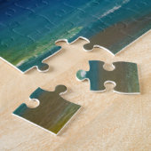 Dramatische Ozeanwellen und Sonnenuntergangsreflek Puzzle (Seite)