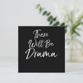 Dramatische Schauspiel-Zitate-Akteure sind dramati Dankeskarte (Stehend Vorderseite)