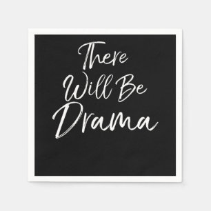 Dramatische Schauspiel-Zitate-Akteure sind dramati Serviette