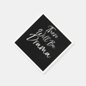 Dramatische Schauspiel-Zitate-Akteure sind dramati Serviette (Ecke)