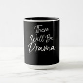 Dramatische Schauspiel-Zitate-Akteure sind dramati Tasse (Zentrum)