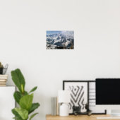 Dramatische Sicht auf den Mont Blanc Poster (Heimbüro)