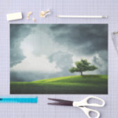 Dramatische Sommerstürme und landschaftliche Lands Seidenpapier (Handwerk)