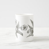 Dramatische Tulips Knochen China Tasse (Vorderseite)