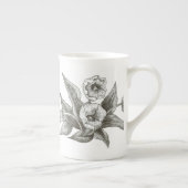 Dramatische Tulips Knochen China Tasse (Rechts)