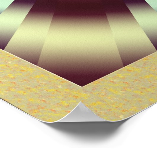 Dramatische Vibrationsglättung Poster (Ecke)