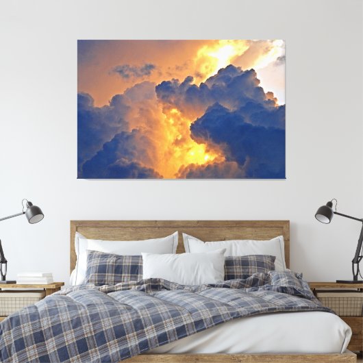 Dramatische Wolkenbildung Leinwanddruck (Insitu (Schlafzimmer))