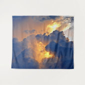 Dramatische Wolkenbildung Wandteppich (Vorderseite (Horizontal))