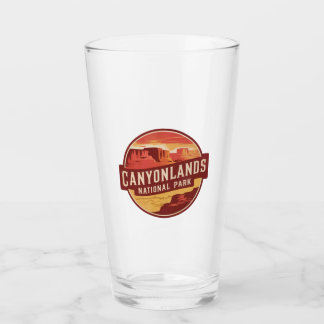 Dramatische Wüste des Canyonlands-Nationalparks Glas