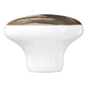 Dramatischer antiker römischer Kaiser Marmorgesich Keramikknauf (Seitenansicht)