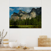 Dramatischer Blick auf das Yosemitetal von den Tor Poster (Küche)