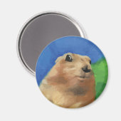 Dramatischer Chipmunk Magnet (Vorderseite/Rückseite)