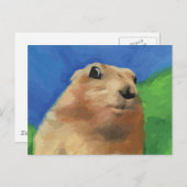 Dramatischer Chipmunk Postkarte (Vorne/Hinten)