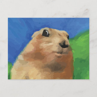 Dramatischer Chipmunk Postkarte