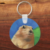 Dramatischer Chipmunk Schlüsselanhänger (Vorderseite)