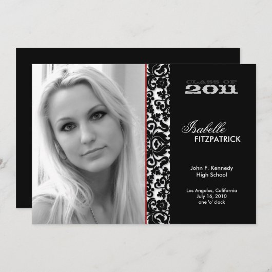 Dramatischer Damaskus-Ankündigung 2011 zum Abschlu Ankündigung (Vorne/Hinten)